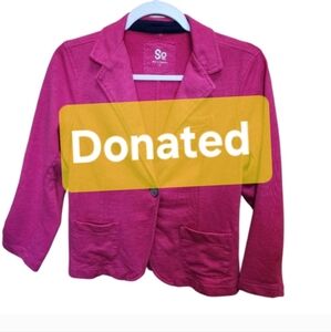 SO cotton/polyester blazer